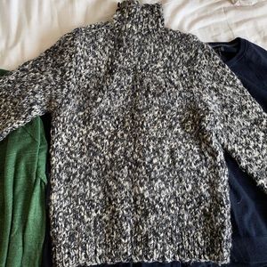 Chunky Polo Sweater.